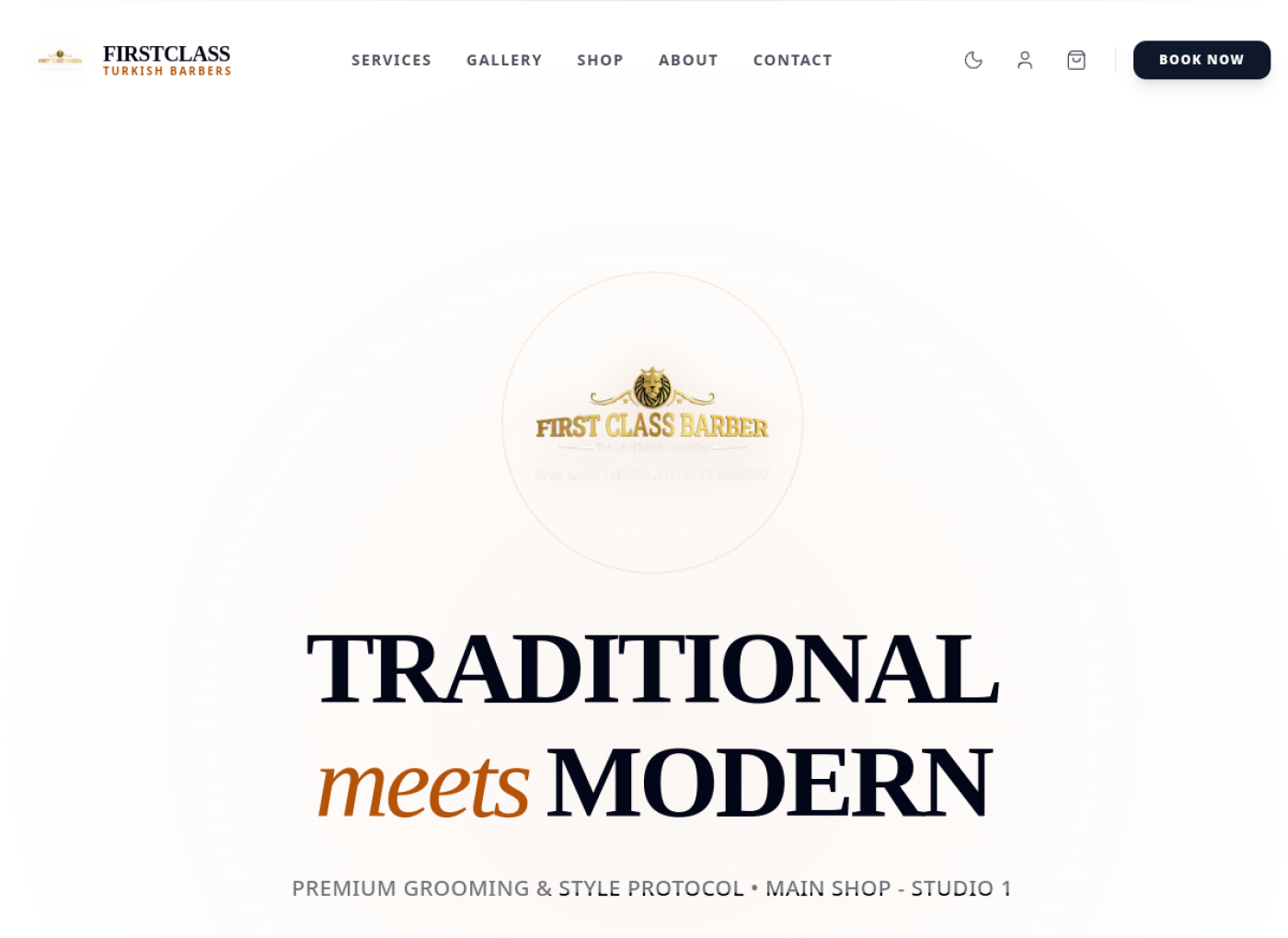 First Class Turkish Barbecue website preview
